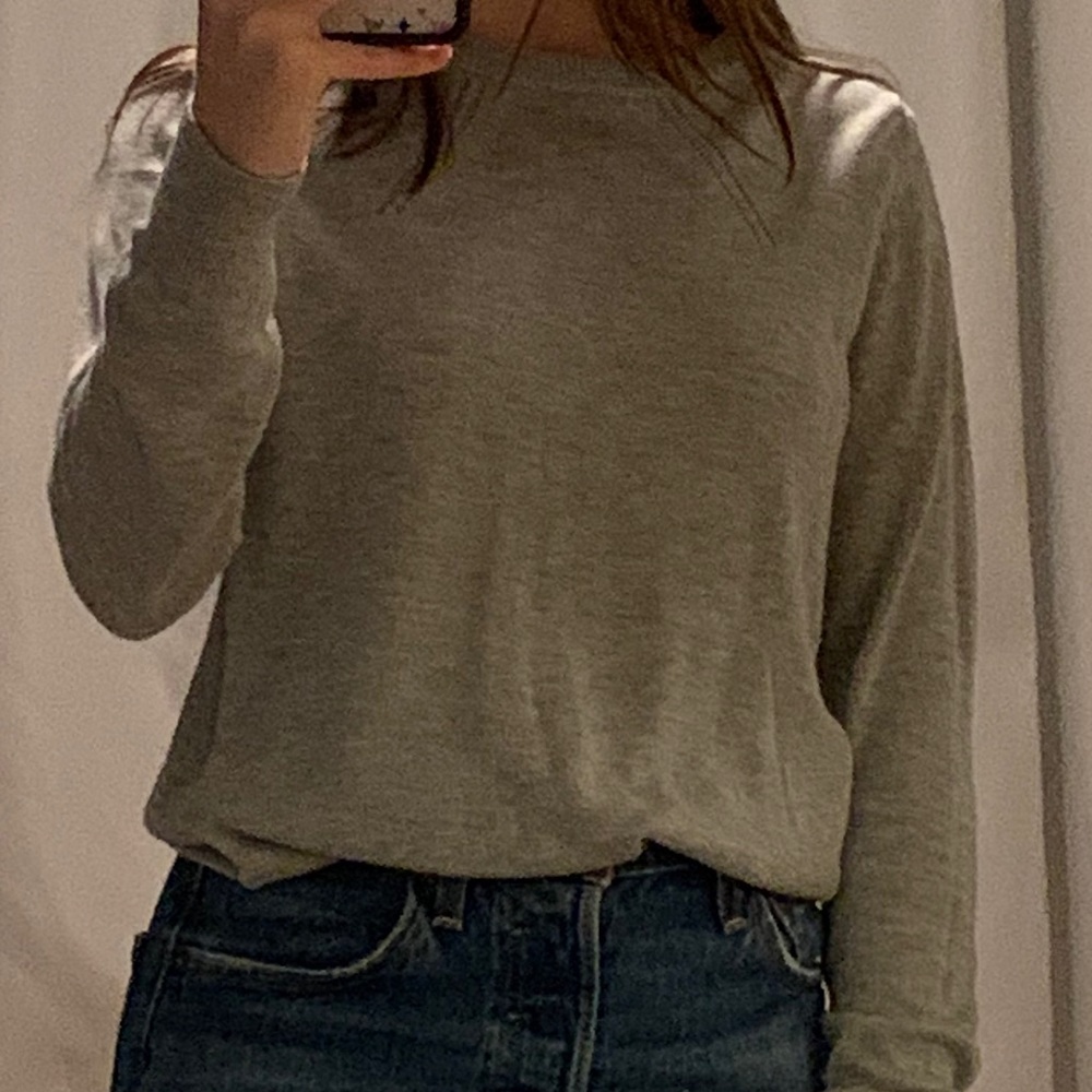 Light gray sweater
